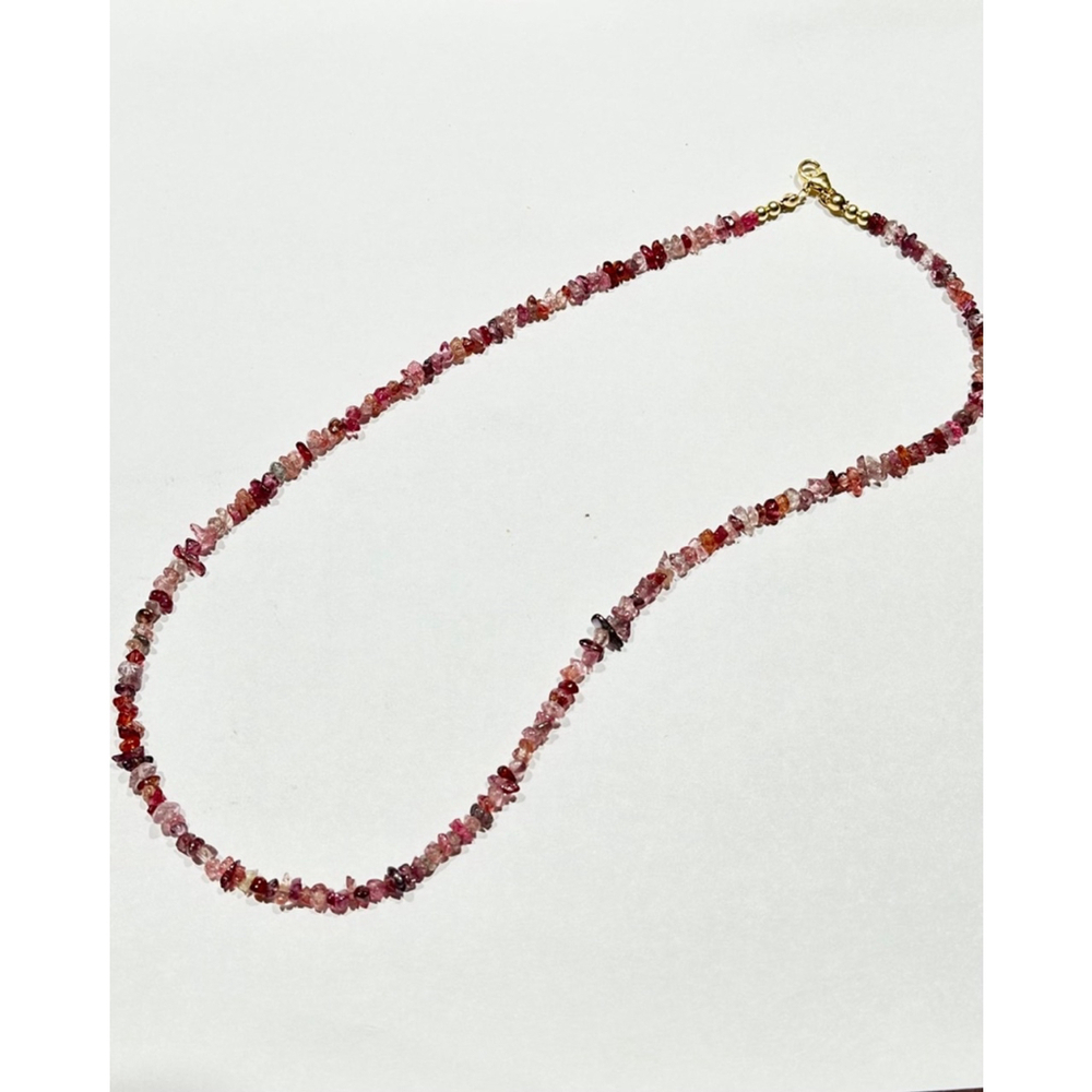 Luxe Multi Spinel Gemstone 14K Gold fill Necklace